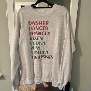 Gray Holiday Sweatshirt